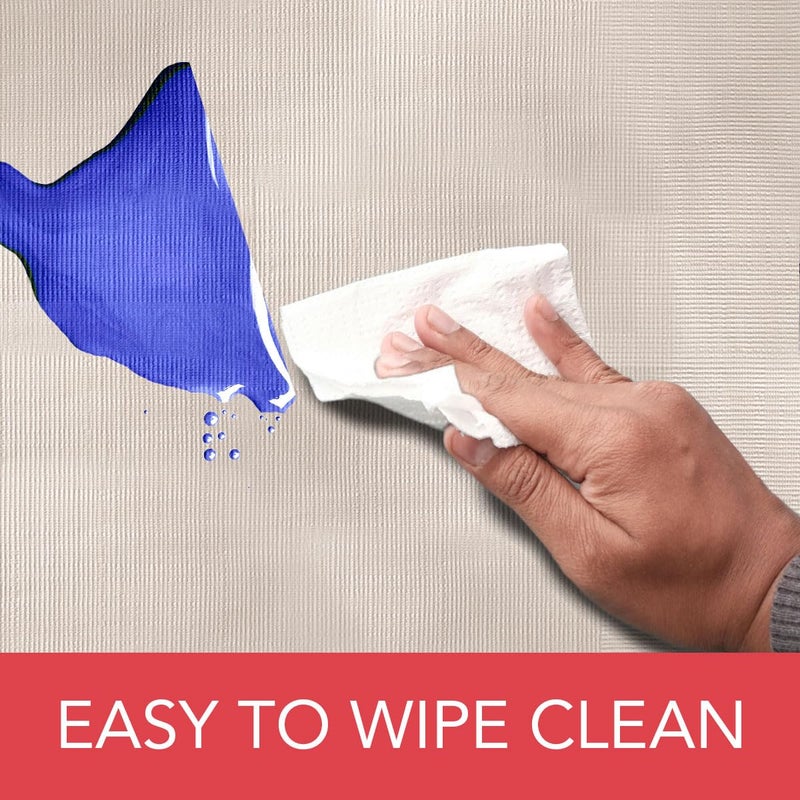 LAMINET - Deluxe Cushioned Heavy-Duty Table Pad Protector for Dining Room Table - 70" x 70" Square Waterproof Vinyl Table Padding Under Tablecloth Cover for Rectangular Square Tables - Image 5